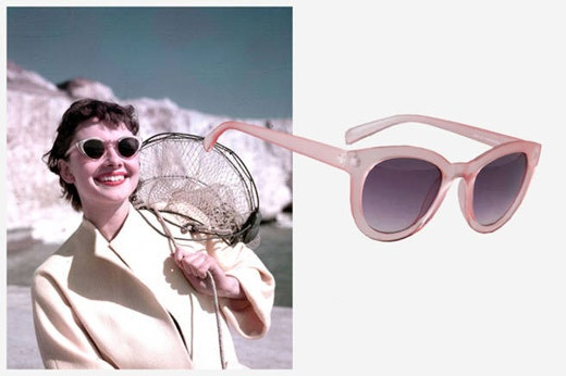 Audrey Hepburn in sunglasses